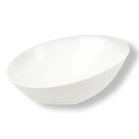 Салатник 150 мл d 17,5 см скошенный белый фарфор P.L. Proff Cuisine [6]
