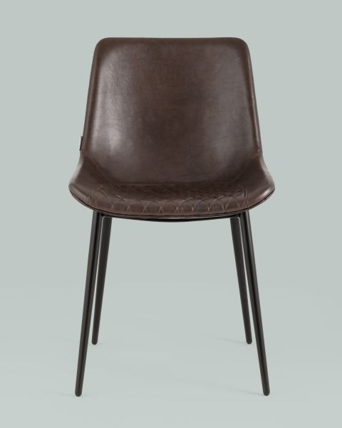 Стул Деймон экокожа коричневый