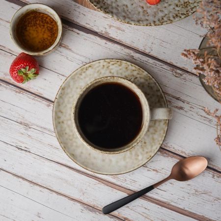 Чайная пара 330 мл d 9,8 см h7,5 см Brown Spider Silk P.L. Proff Cuisine [4]