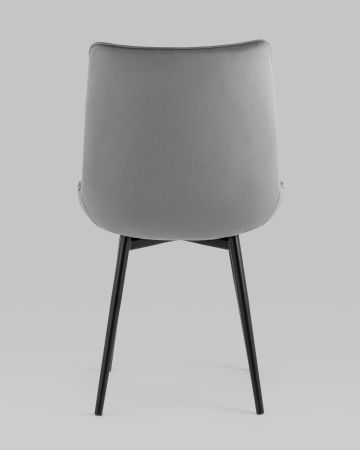 Стул Дарвин велюр тёмно-серый