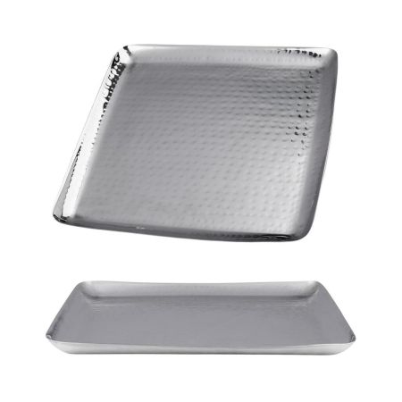 Блюдо квадратное 27*27 см h1,5 см (поднос) Dents нерж. P.L. P.L. Hotelware