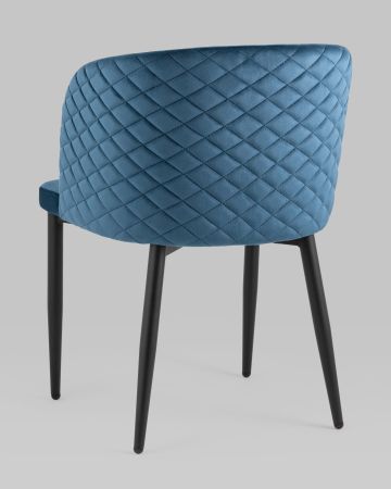 Стул Оскар велюр сине-зеленый