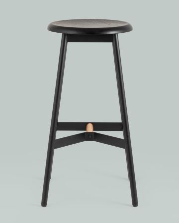 Стул барный Knobb черный