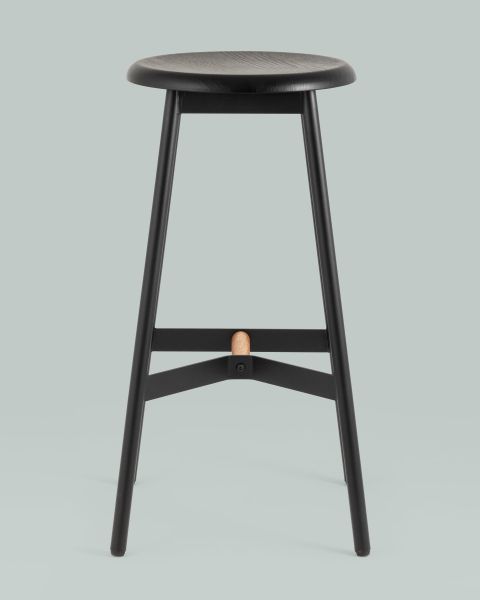 Стул барный Knobb черный