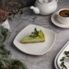 Тарелка 20*20 см h1,5 см квадратная с кругл. краем белая фарфор P.L. Proff Cuisine [6]