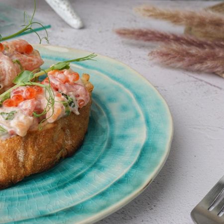 Тарелка d 20,5 см h2,5 см Sea Blue Frutti di Mare P.L. [1]