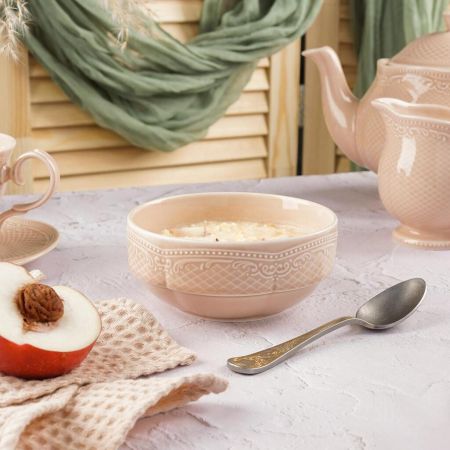 Салатник 400 мл d 12 см h5,4 см Aristocrat Peach Tea Stackable Noble [6]