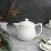 Чайник 700 мл d 11,5 см h10,4 см белый фарфор P.L. Proff Cuisine [1]