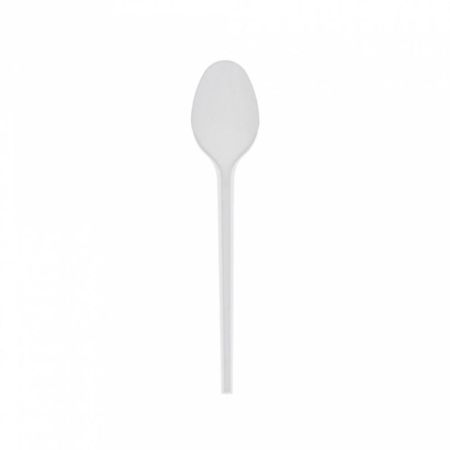 Ложка чайная одноразовая 12,5 см, белая, PS, 250 шт, Garcia de PouИспания