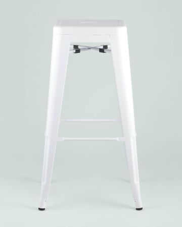 Стул барный TOLIX белый глянцевый