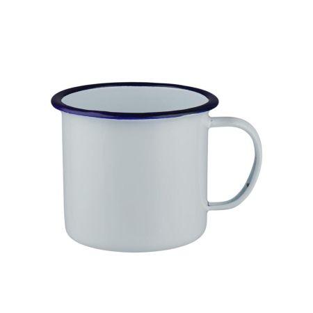 Кружка 510 мл d 10,5 см h9 см Blue Rim эмалированая сталь SUNNEX [1]