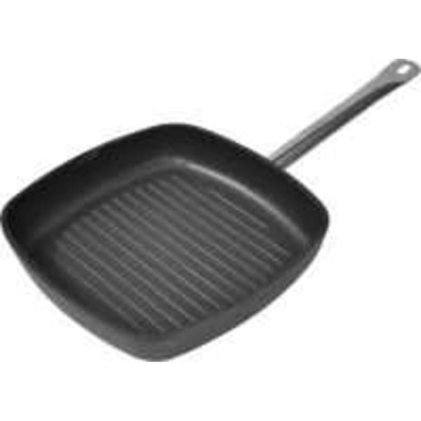 Сковорода-гриль 28*28 см, h 3,3 см, литой алюминий, тефлоновое покрытие, ИНДУКЦИЯ P.L.