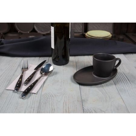 Кофейная пара 175 мл d 8,3 см h7 см Cappuccino Black Raw Stellar P.L. Proff Cuisine [6]