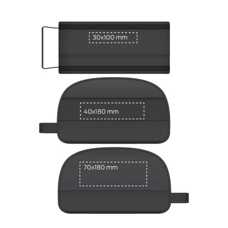 Несессер черный, полиэстер