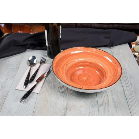 Тарелка глубокая 700 мл d 28 см h8,5см для пасты/супа/салата Brown Shore Fusion P.L. [2]