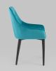 Стул Диана велюр темно-бирюзовый