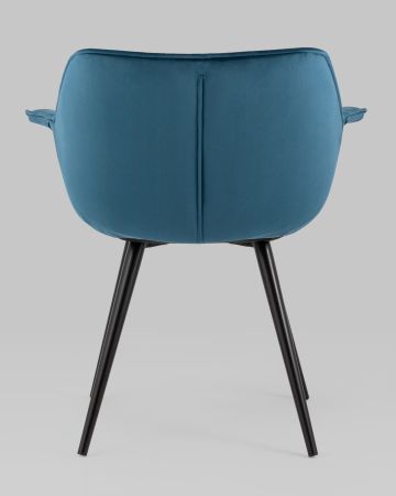 Стул Мэйсон велюр пыльно-синий