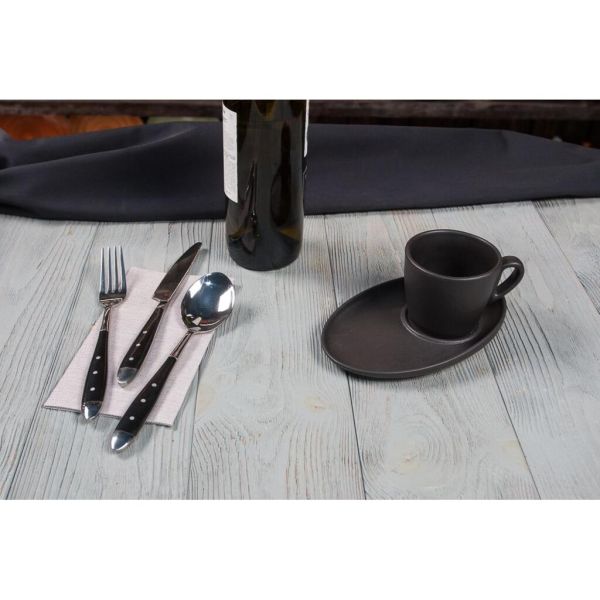 Кофейная пара 175 мл d 8,3 см h7 см Cappuccino Black Raw Stellar P.L. Proff Cuisine [6]