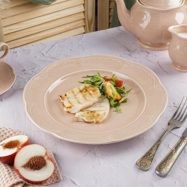 Тарелка d 30 см h3,5 см Aristocrat Peach Tea Noble [6]