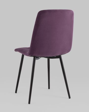 Стул Oliver велюр фиолетовый