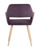 Стул Кромвель фиолетовый