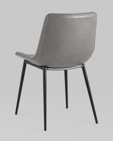 Стул Деймон экокожа серый