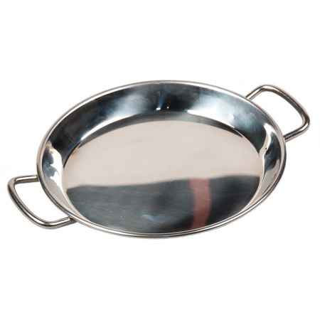 Сковорода для подачи 18 см h2 см круглая нерж. 2 ручки P.L. Proff Cuisine