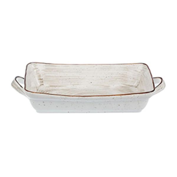 Блюдо прямоугольное 30*19,5*5,4 см 1900 мл с ручками White Fusion P.L. Proff Cuisine [1]