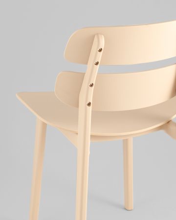 Стул обеденный Tony пластик желтый