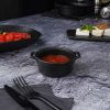 Соусник 125 мл 10,7*8,5 см h4 см Smooth Black Raw Stellar P.L. Proff Cuisine [6]