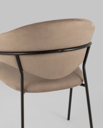 Стул Алексис искусственная замша мокко