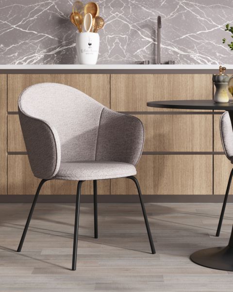 Стул обеденный Echo светло-серый