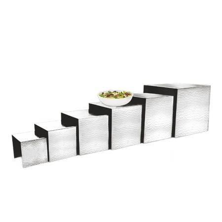 Подставка фуршетная стойка 17,5*17,5 см h17,2 см П квадрат Dents нерж. P.L. Proff Cuisine