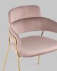 Стул Полин велюр розовый