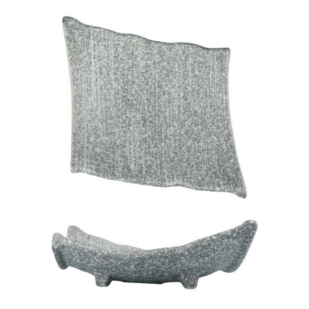 Блюдо прямоугольное 19*17 см h6,8 см Side Up4 Stone Untouched Taiga P.L. Proff Cuisine [1]