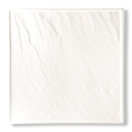 Блюдо квадратное 25,5*25,5 см Relief белое фарфор P.L. Proff Cuisine [3]