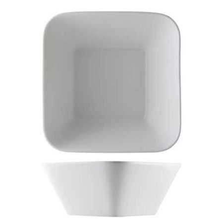 Салатник 800 мл 15*15 см h7,5 см квадратный белый фарфор P.L. Proff Cuisine [6]