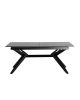 Стол обеденный Олимпия раскладной 180-230*90 керамика темная