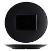 Тарелка 29*28 см овальная с прямоуг. центром 15*11 см Black фарфор P.L. Proff Cuisine [1]