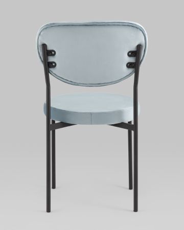 Стул Барбара NEW велюр серо-голубой