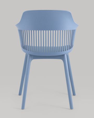 Стул Crocus с подушкой велюр голубой