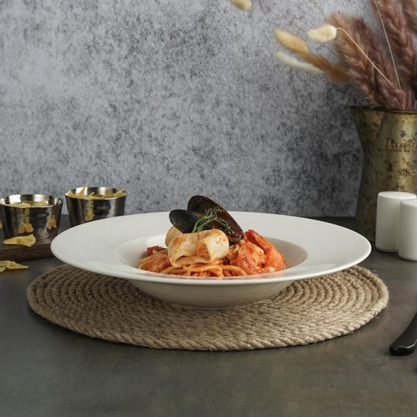 Тарелка глубокая 400 мл d 27 см h4,6 см Fine Plus Noble [1]