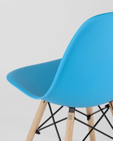 Стул Eames Style DSW бирюзовый