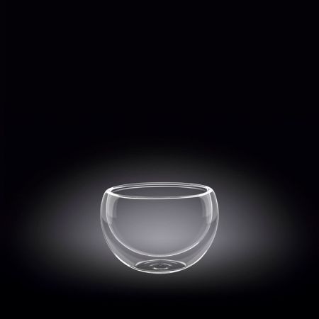 Соусник  80 мл. d=55 мм. h=45 мм. с двойными стенками Термостекло Wilmax /6/216/