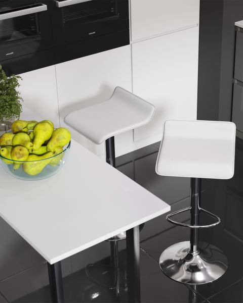 Стул барный Хай-Тек белый