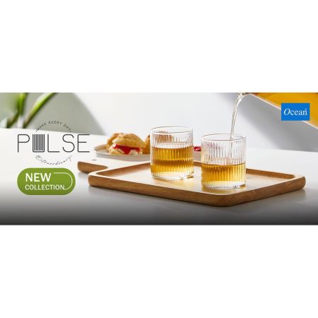 Стакан Олд Фэшн 240 мл "Pulse Optical" d 7 см h7,8 см Ocean [6]