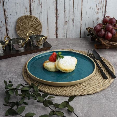 Тарелка с бортом d 23,4 см h1,7 см Mountain Blue Taiga P.L. Proff Cuisine [6]