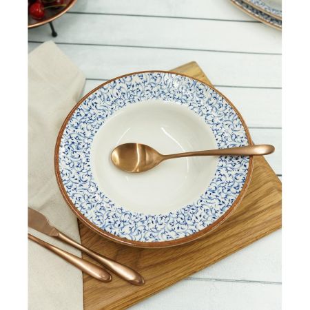 Нож столовый 23,5 см матовый цвет светлая медь PVD Alessi-Copper P.L. [12]