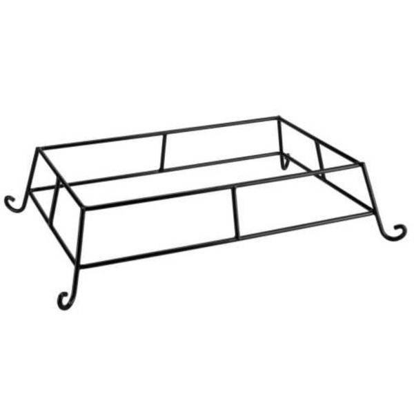 Подставка фуршетная стойка для корзин и гастроемкостей 49*30*12,5 см прямоуг. черная металл P.L.