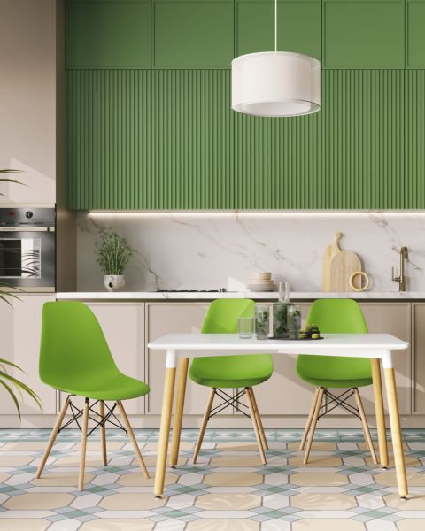 Стул Eames Style DSW зеленый